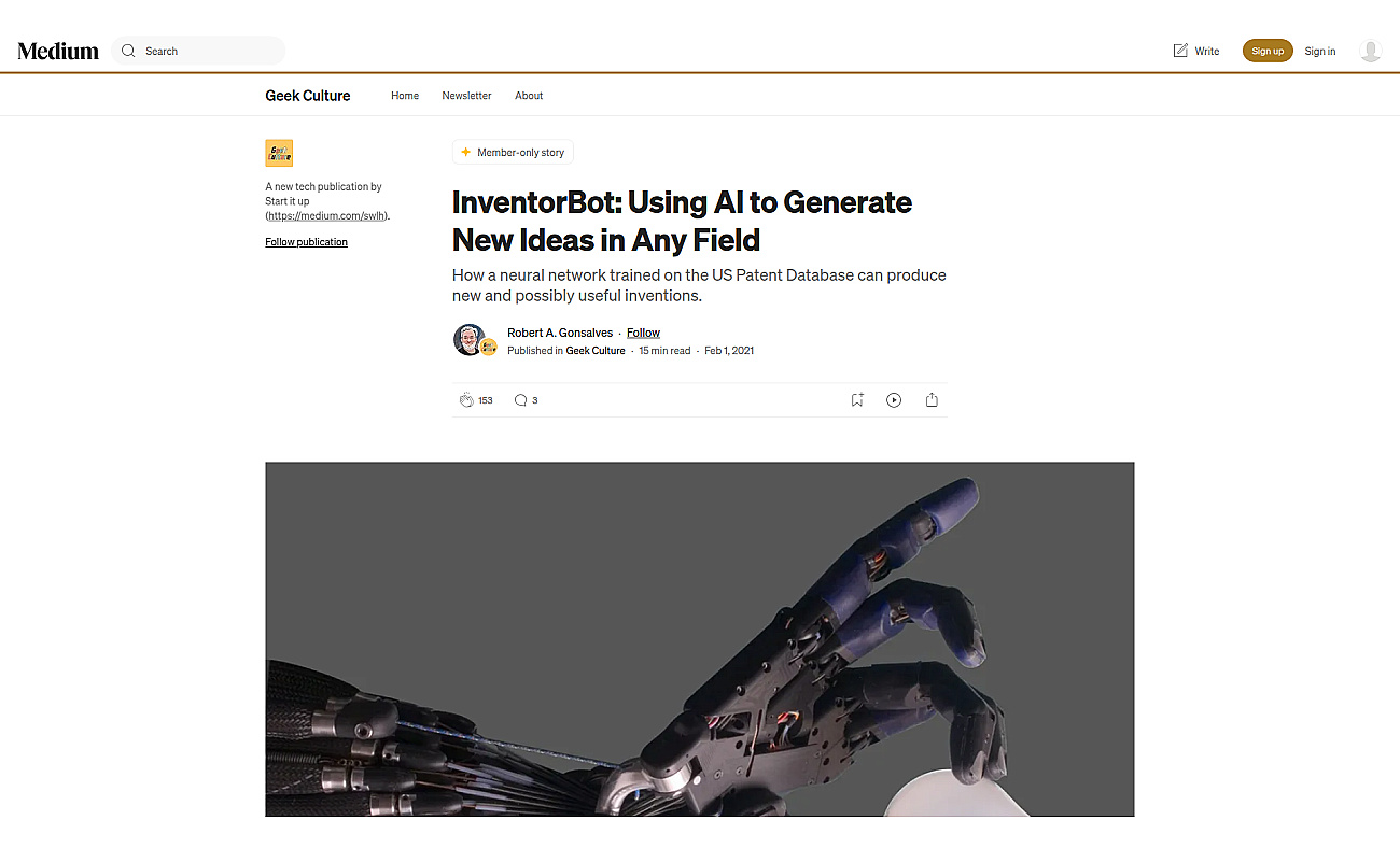 InventorBot screenshot