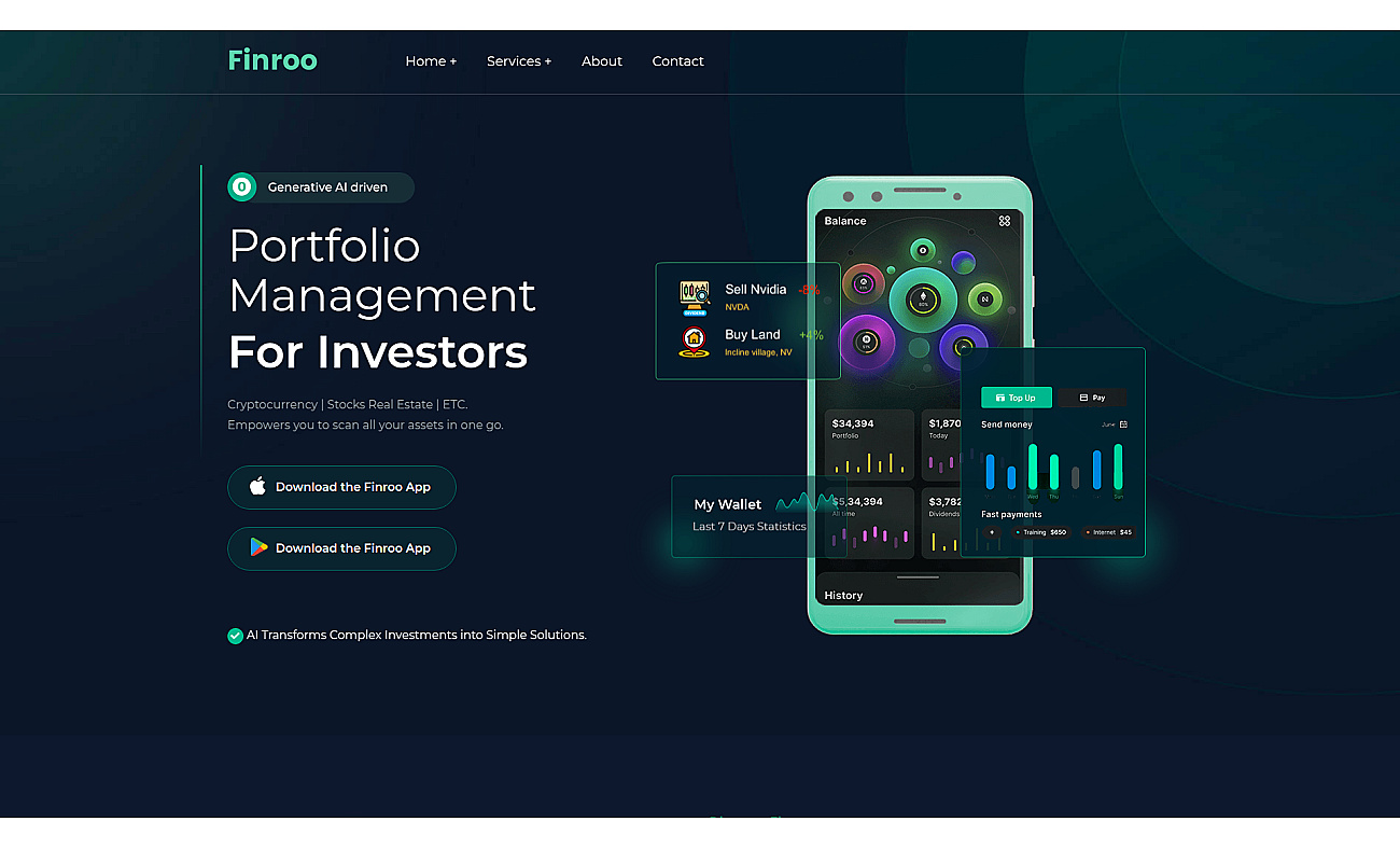 Finroo screenshot