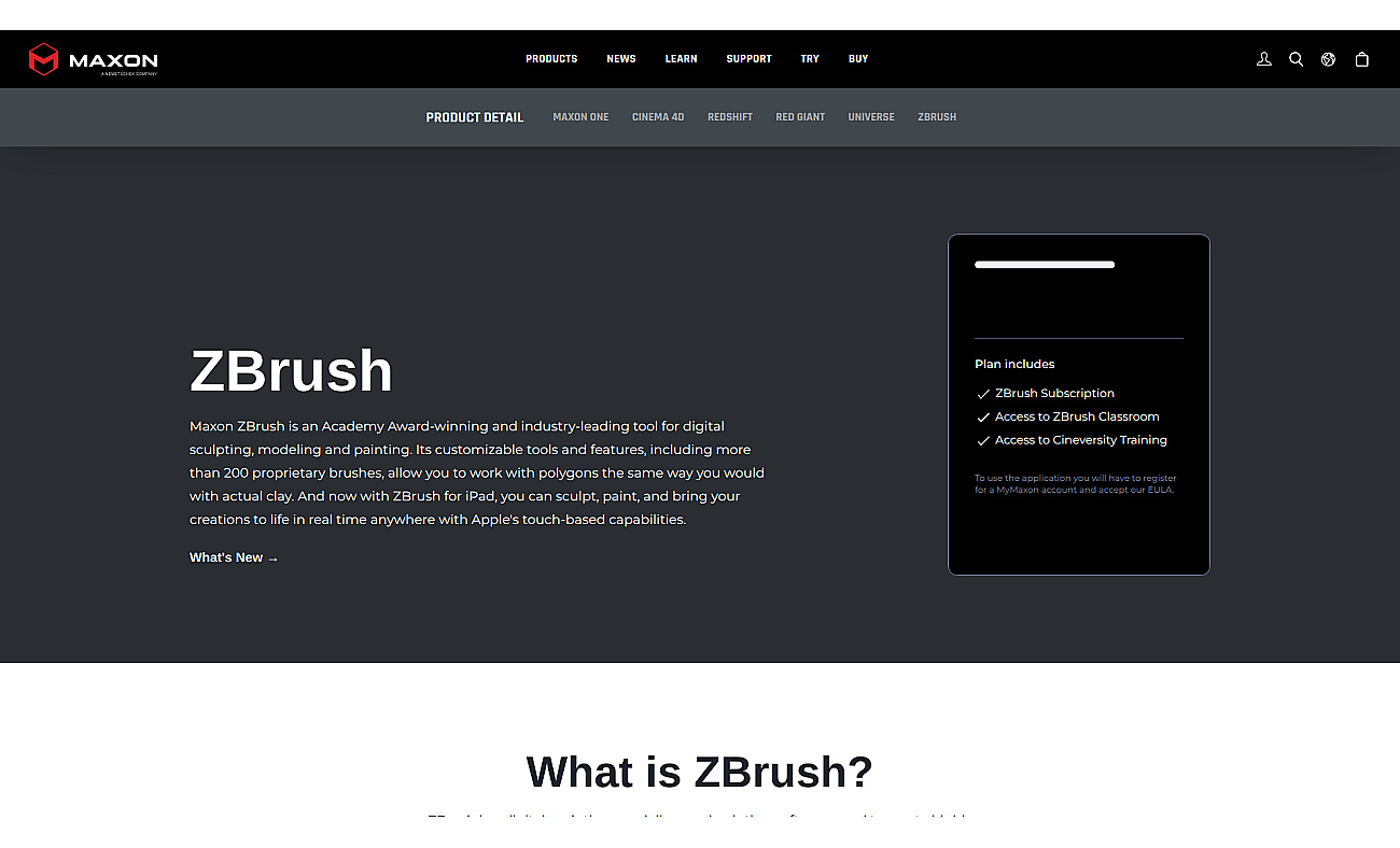 Zbrush screenshot