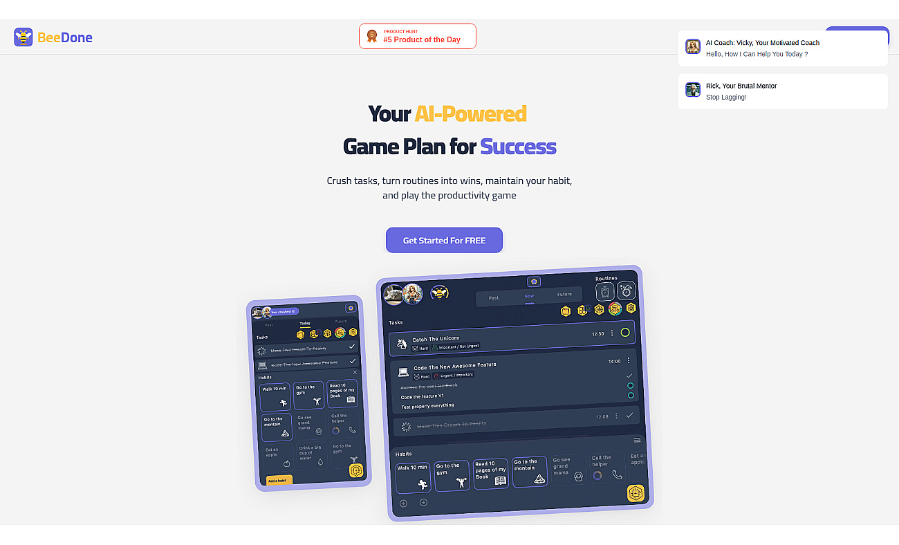 BeeDone screenshot