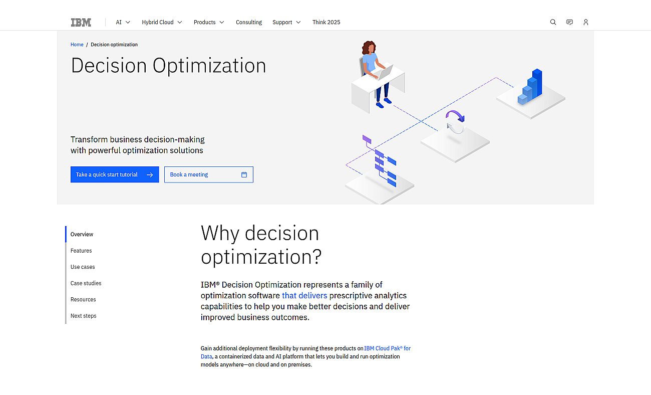 IBM Decision Optimization screenshot