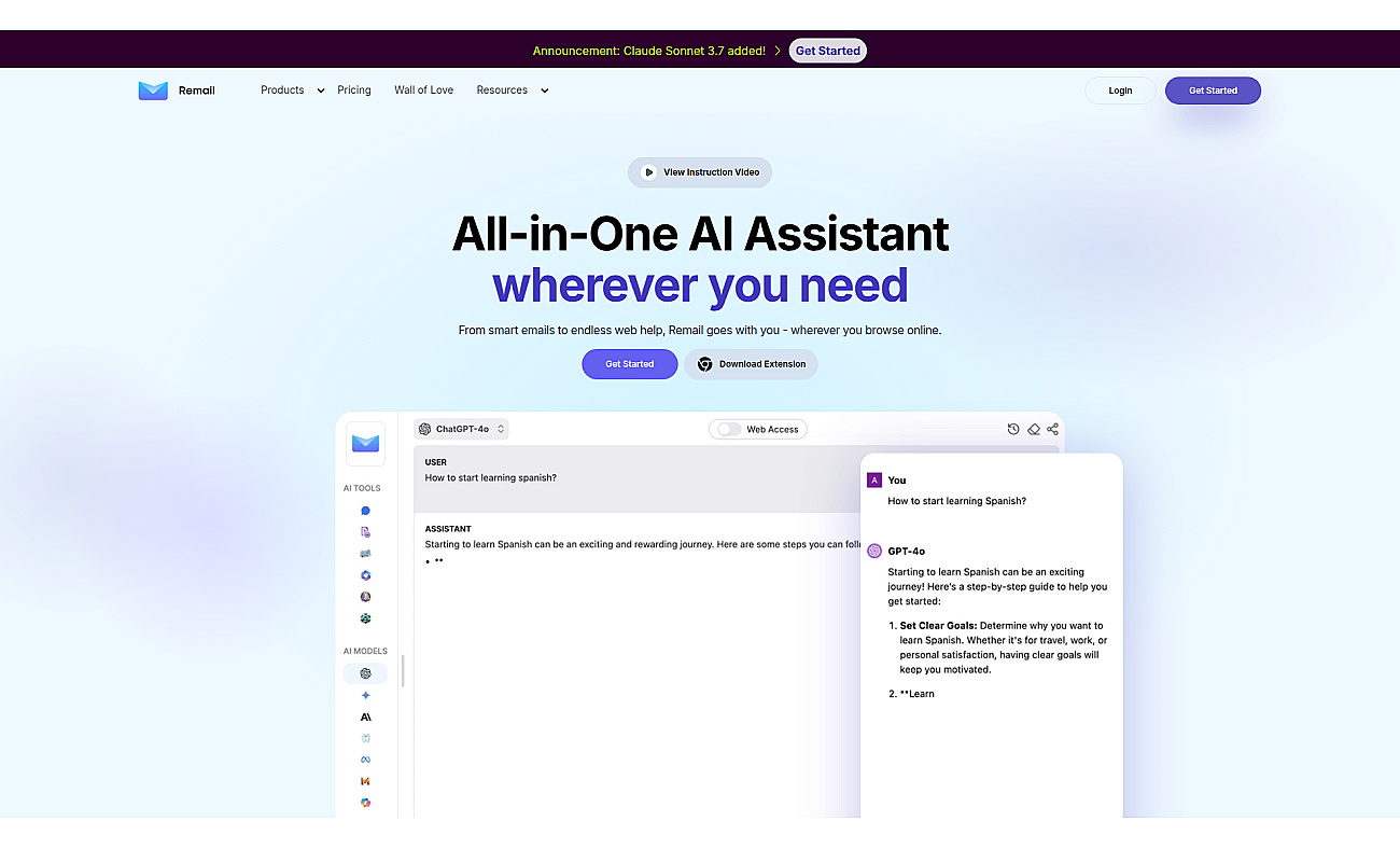 Remail screenshot