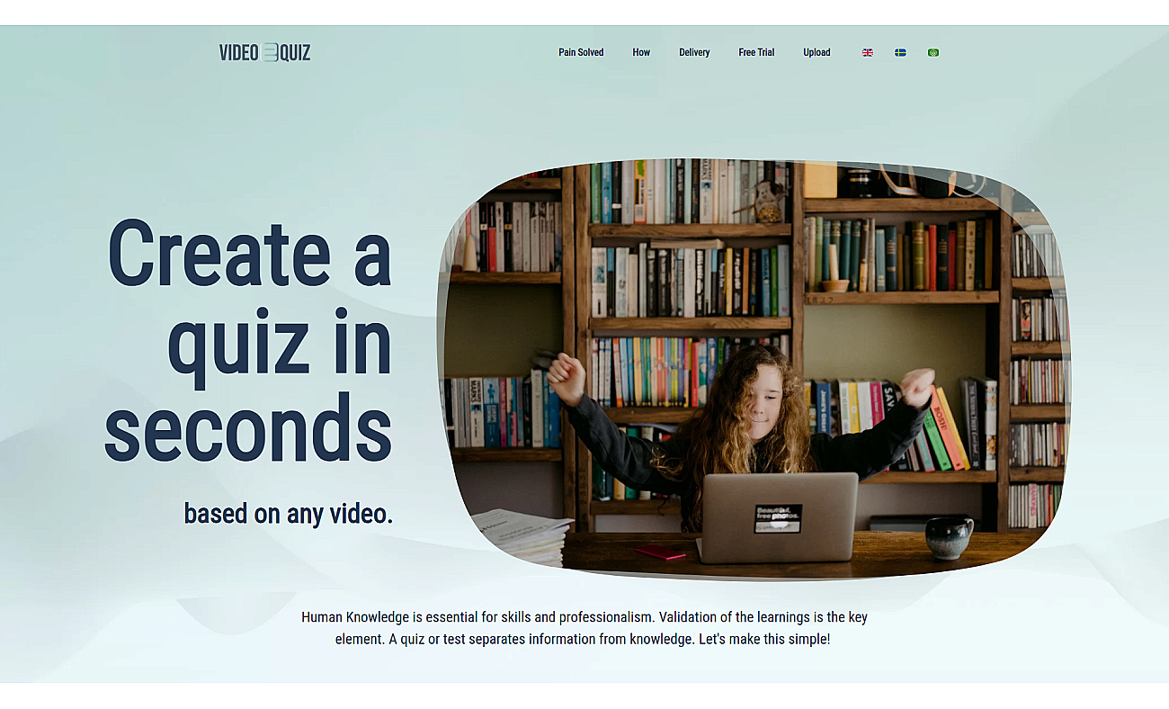 Video2Quiz screenshot