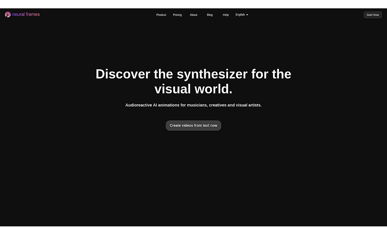 Neuralframes screenshot