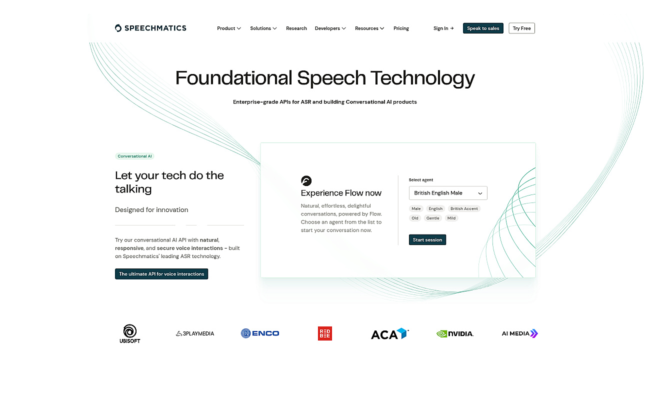 Speechmatics screenshot