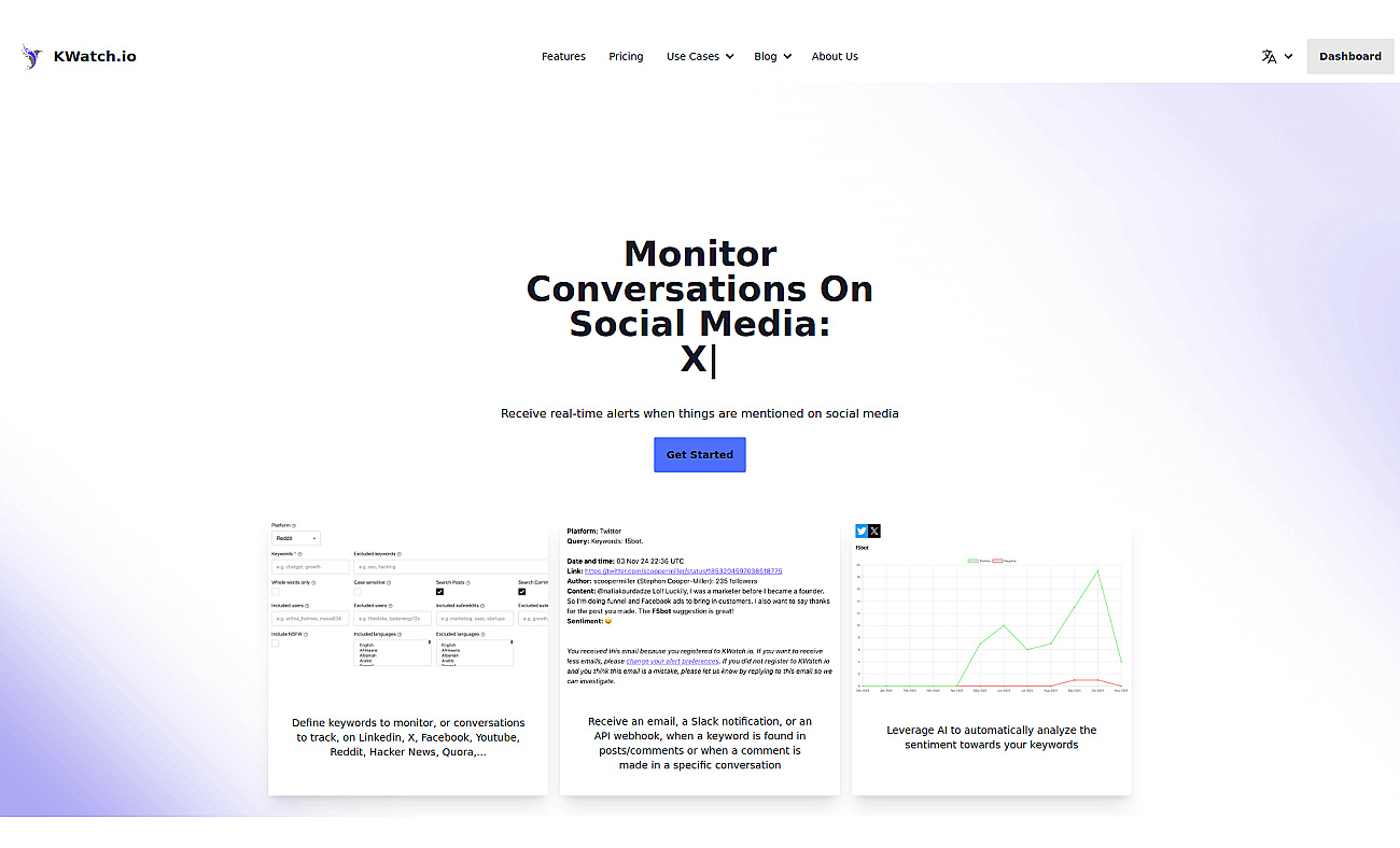 KWatch.io screenshot