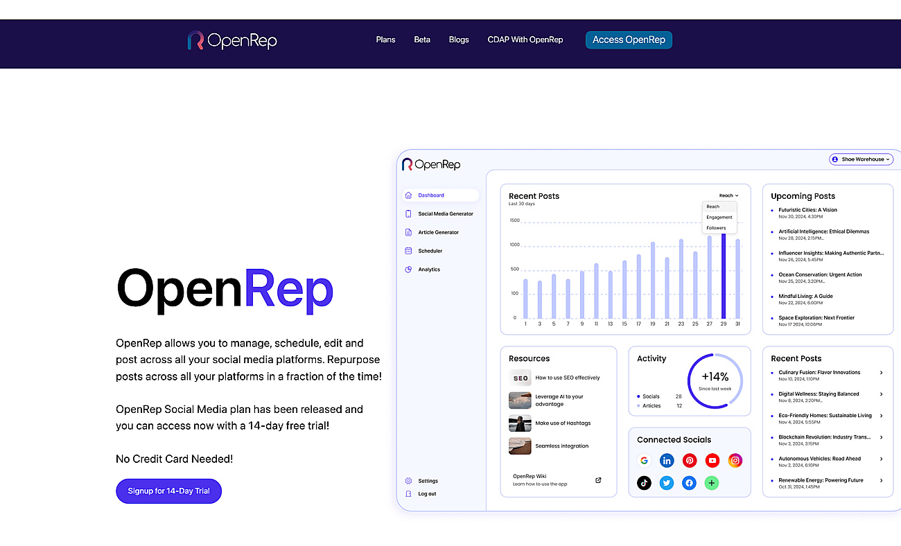 OpenRep screenshot
