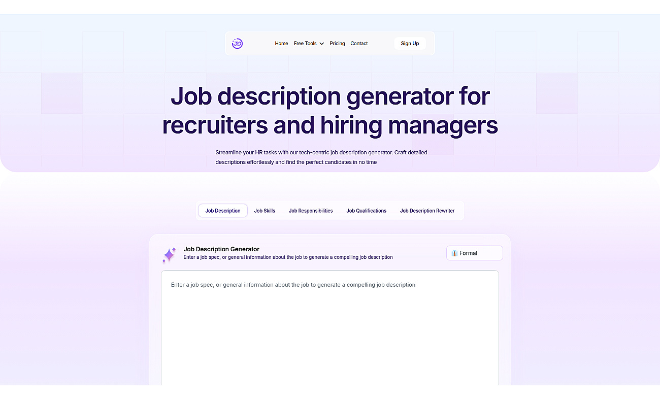 Job Description AI screenshot