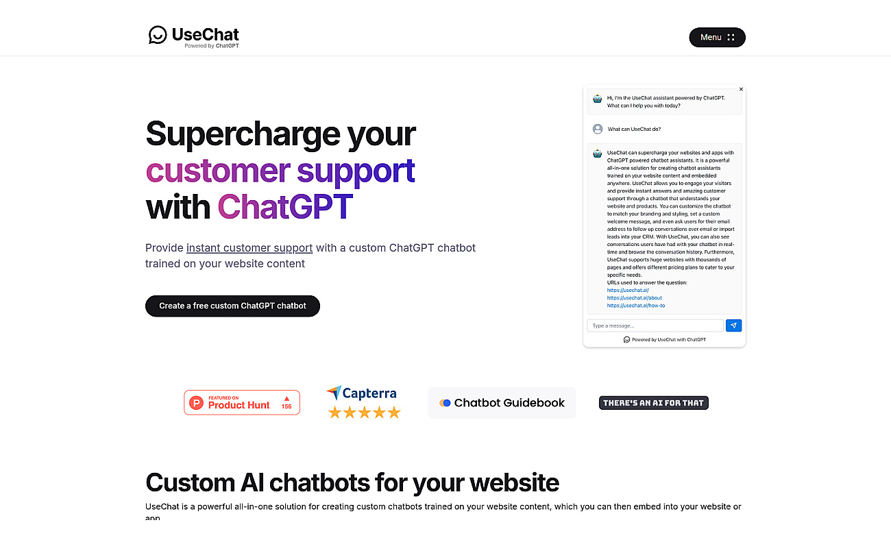 UseChat screenshot