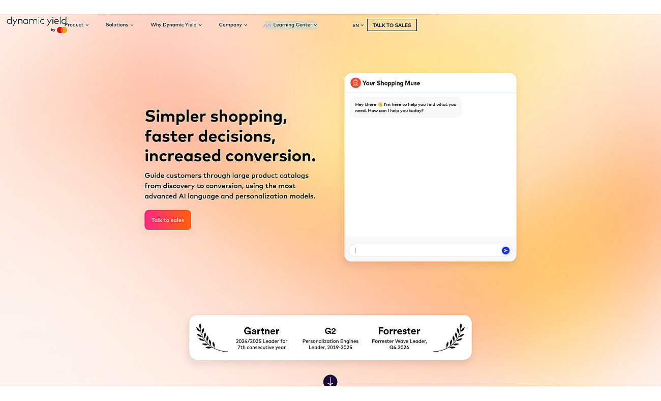 Shopping Muse by Dynamic Yield screenshot