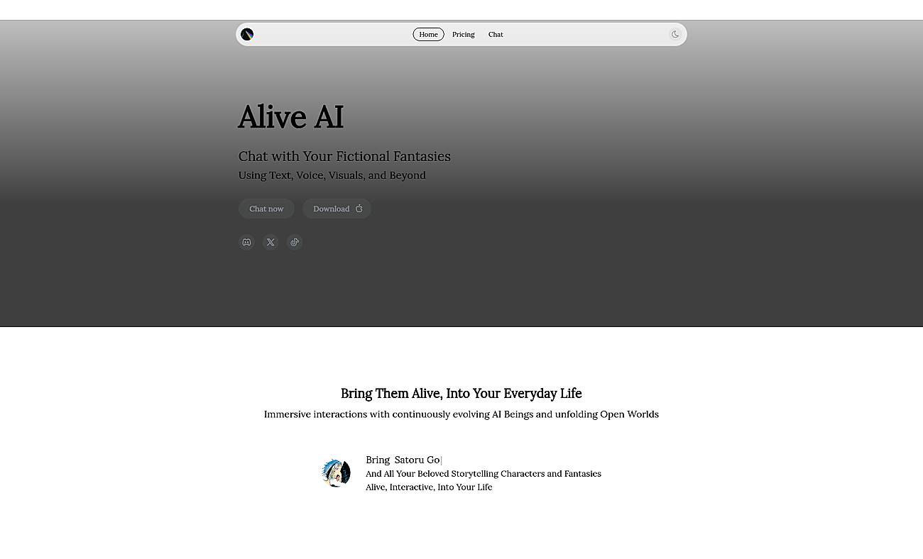 Alive AI screenshot