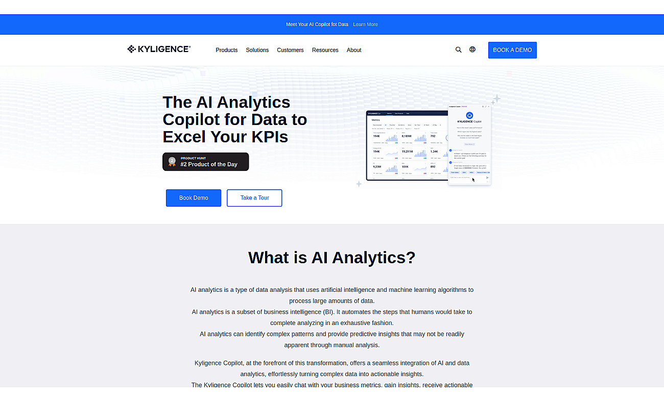 Kyligence Copilot screenshot