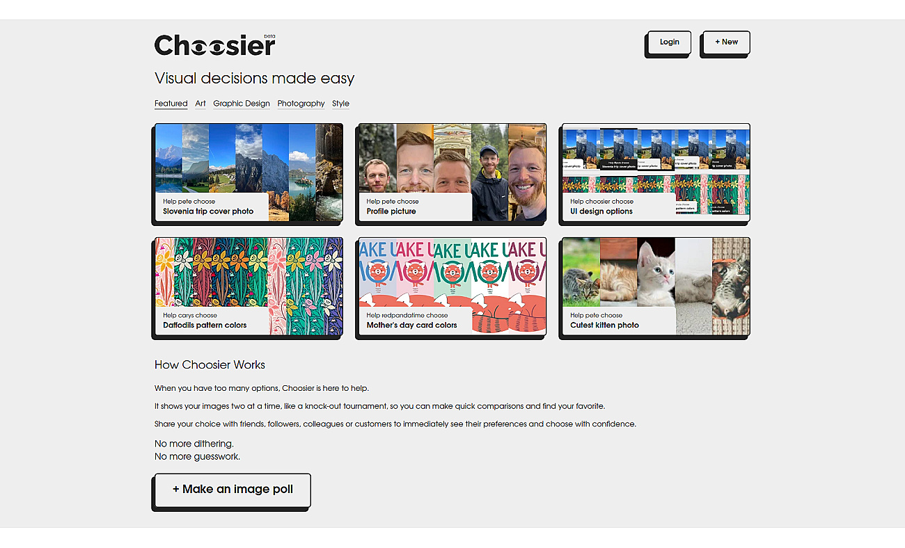 Choosier screenshot