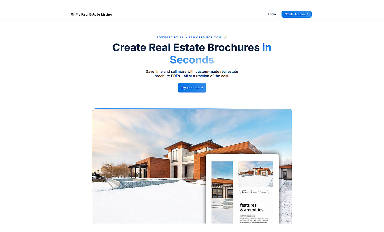 Real Estate Listing screenshot