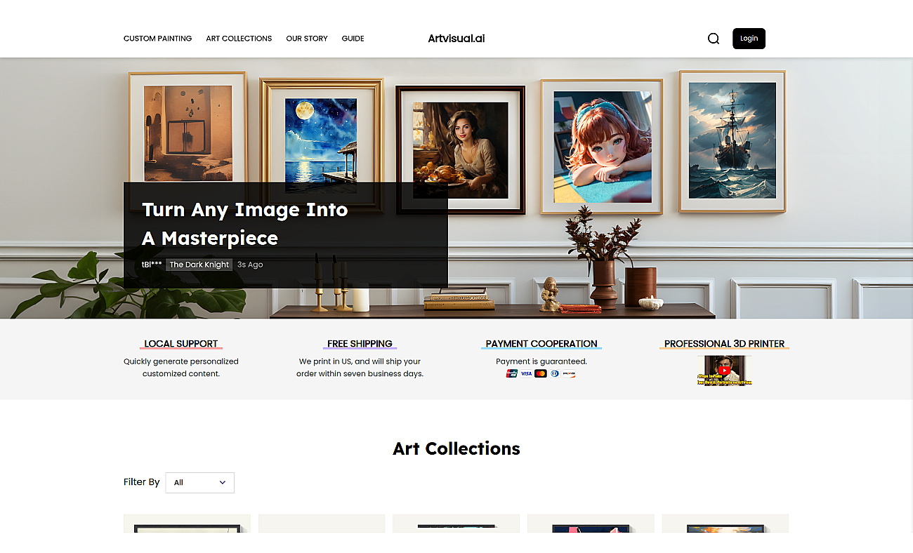 artvisual.ai screenshot