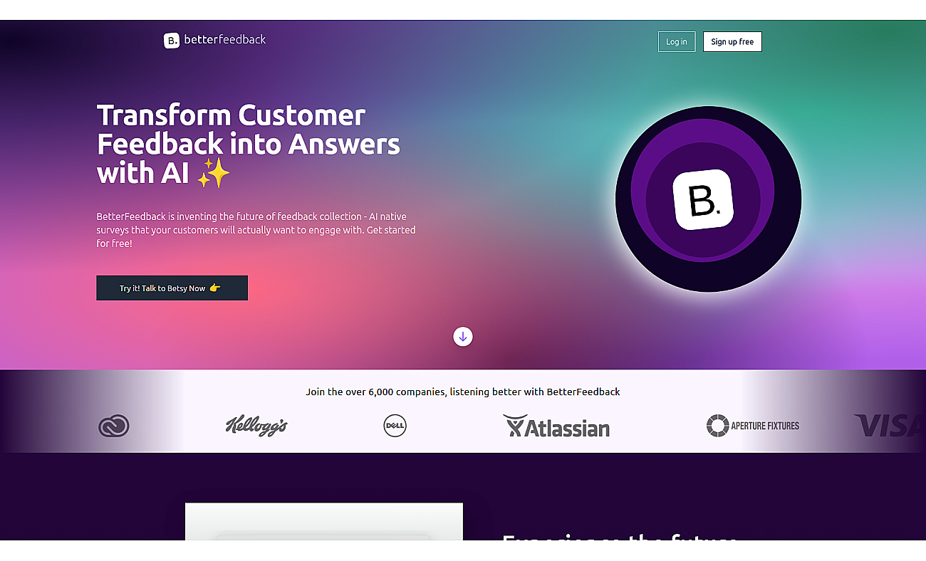 BetterFeedback screenshot