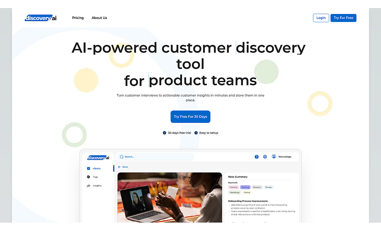 Discovery ai screenshot