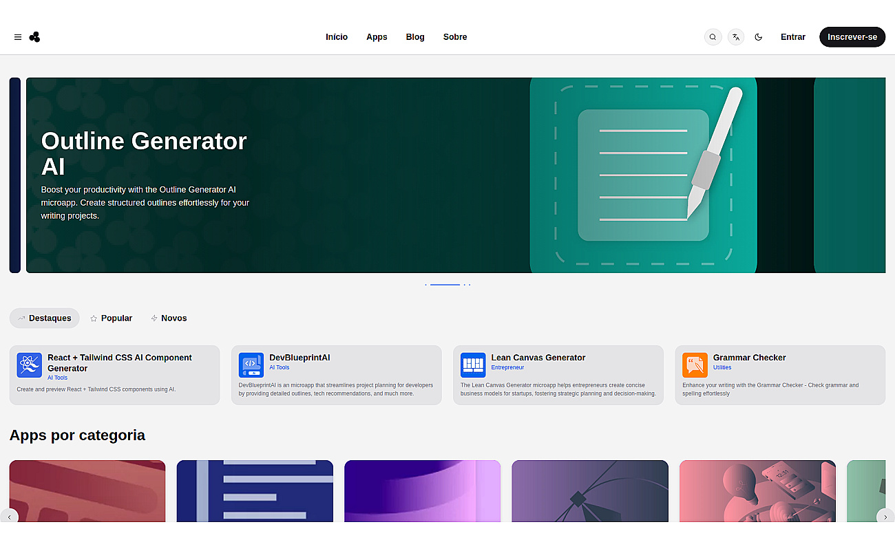 AI interview questions generator screenshot
