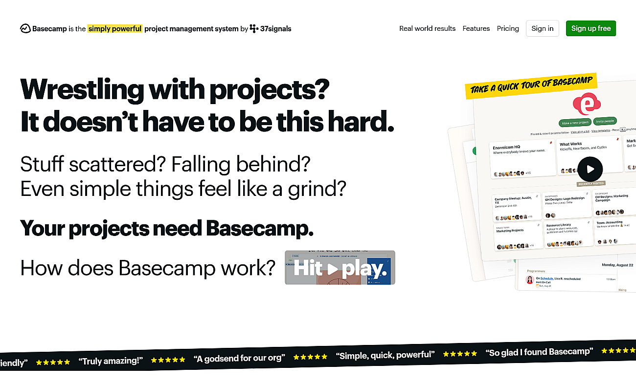 Basecamp screenshot