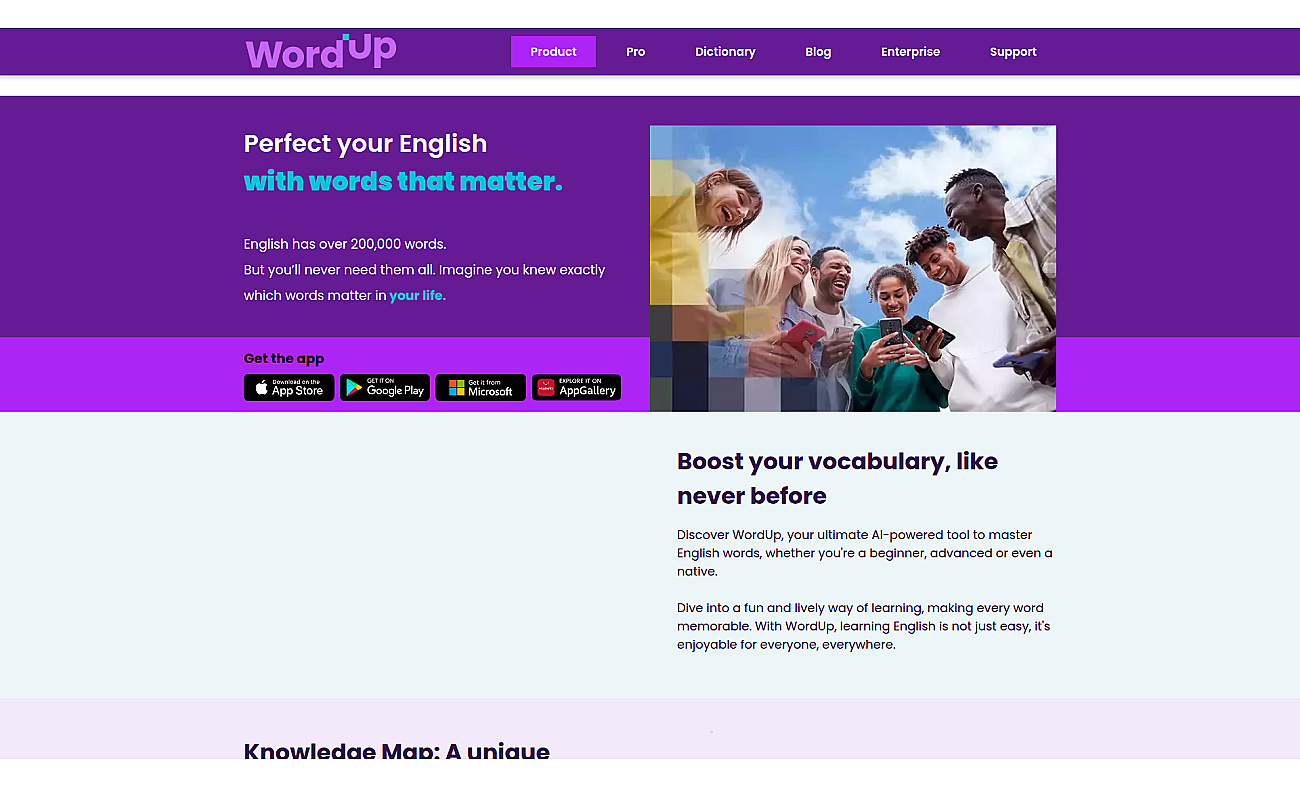 WordUp App screenshot