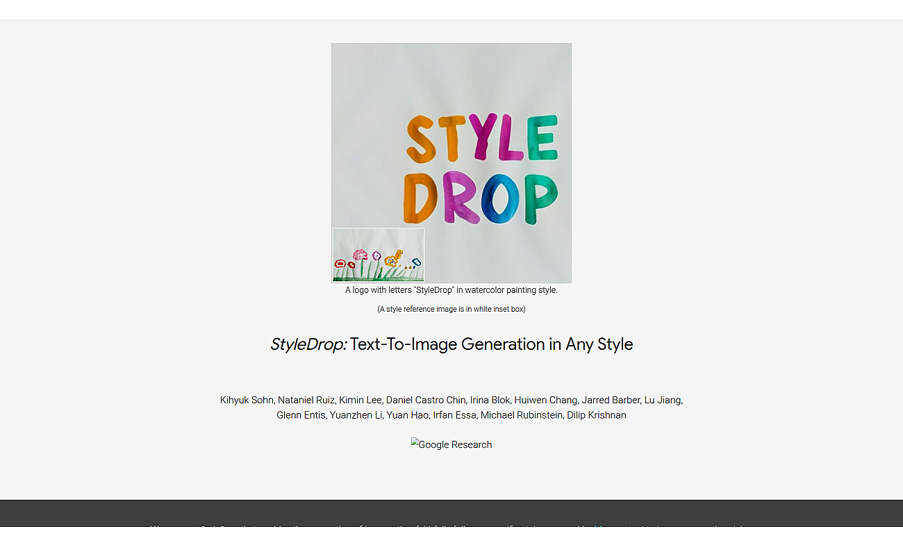 Styledrop screenshot