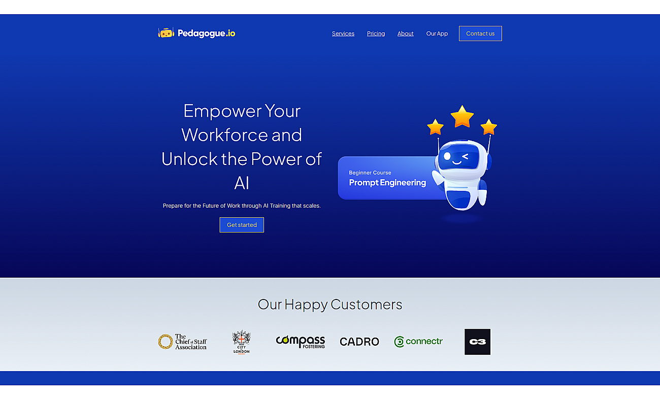 Pedagogue AI screenshot