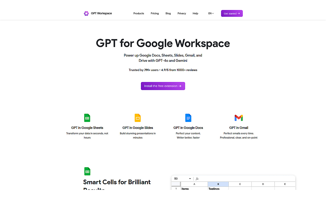 GPT Workspace screenshot