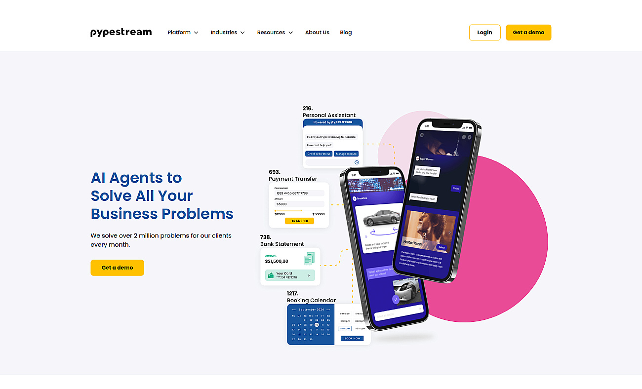 Pypestream screenshot
