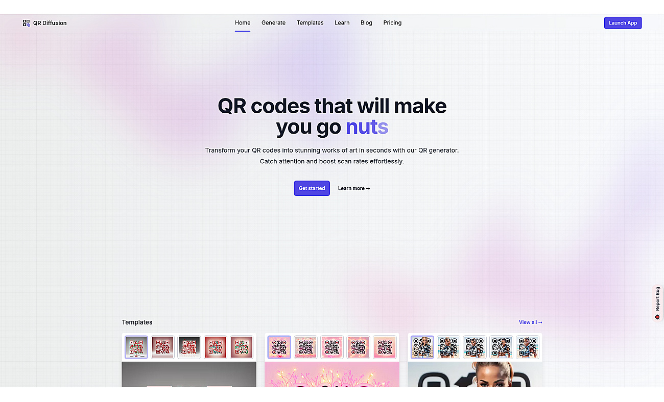 QRDiffusion screenshot