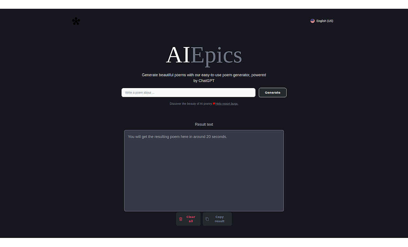 AIEpics screenshot