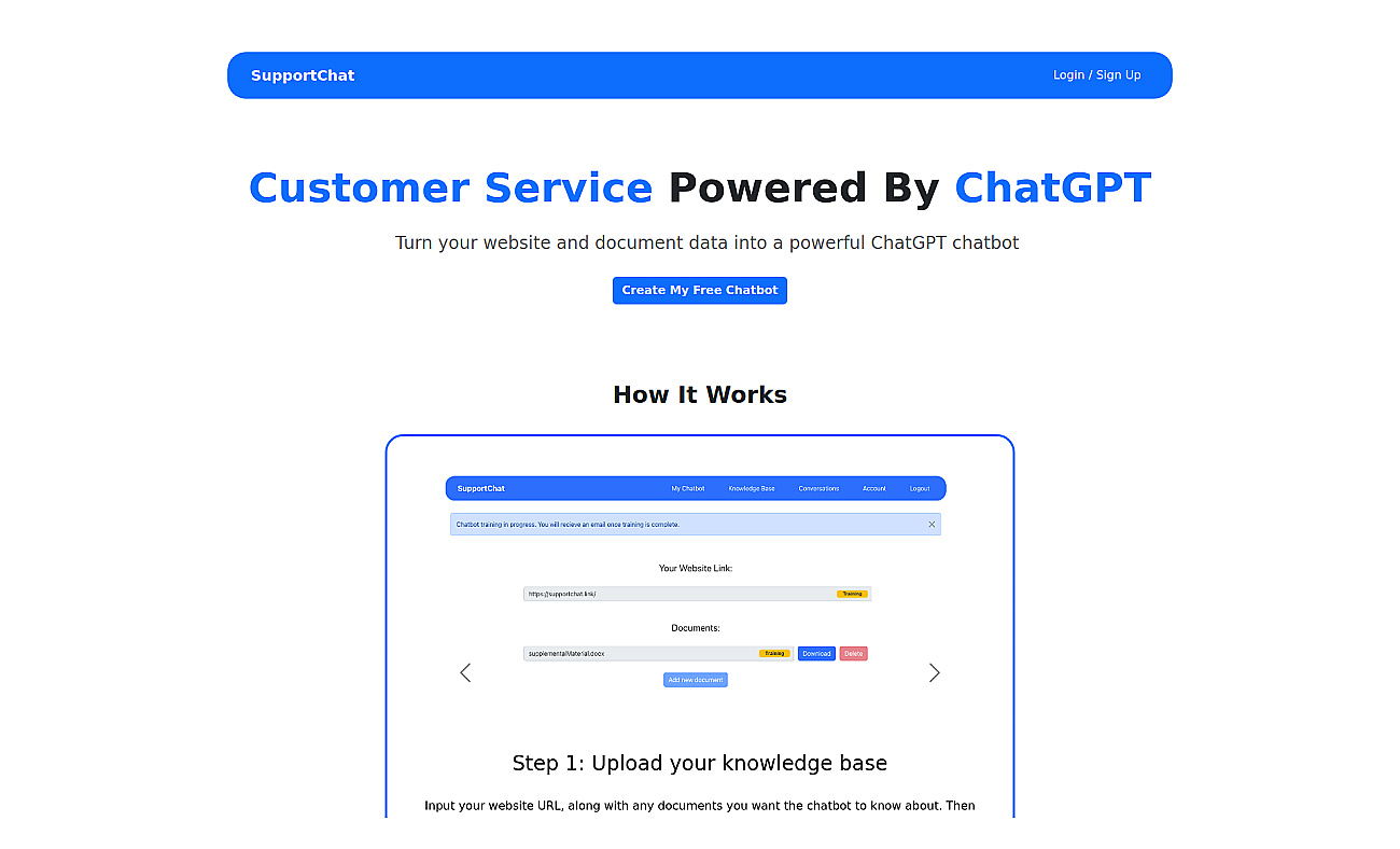 SupportChat screenshot