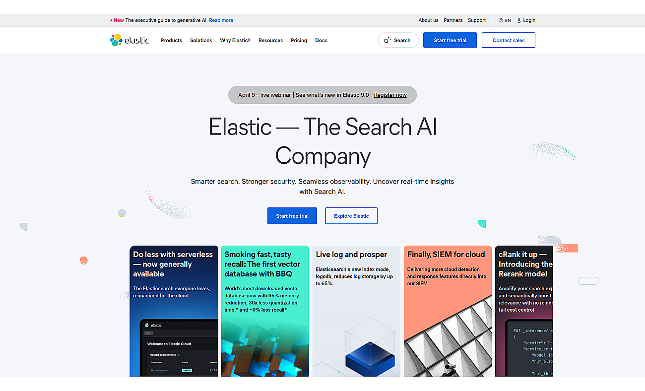 Elasticsearch screenshot