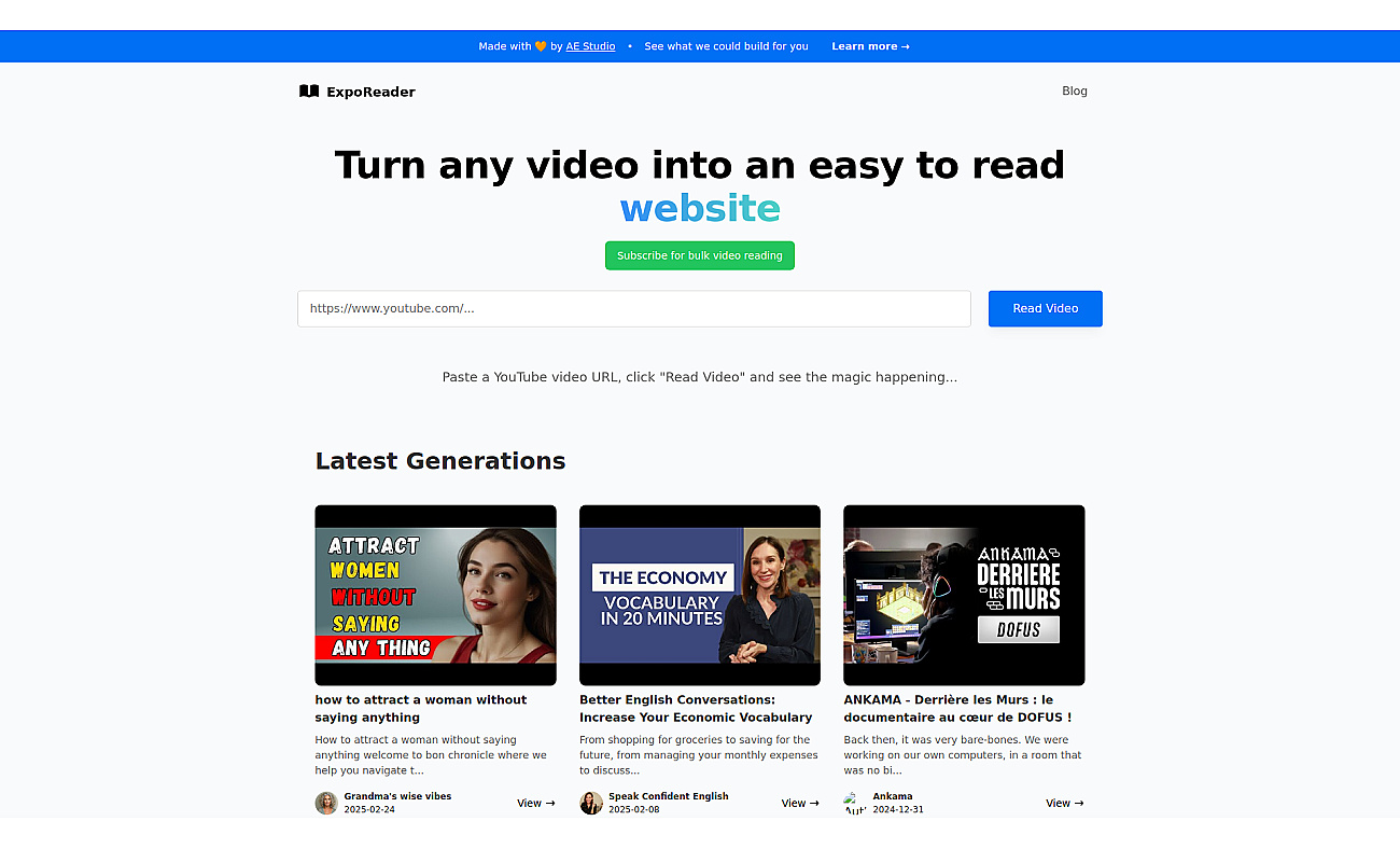 ExpoReader screenshot