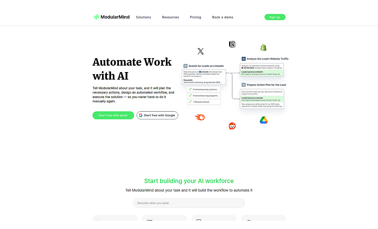 Modularmind screenshot