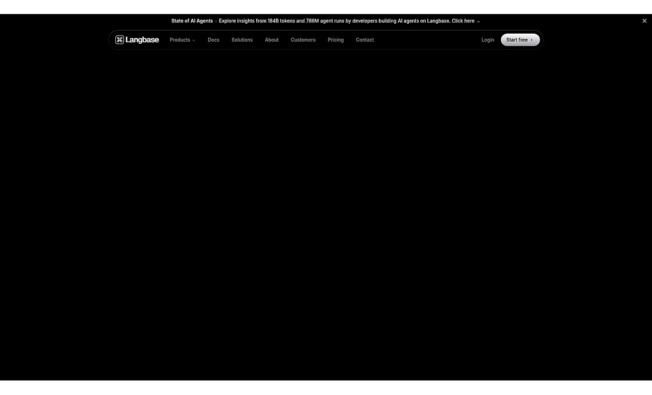 Langbase screenshot