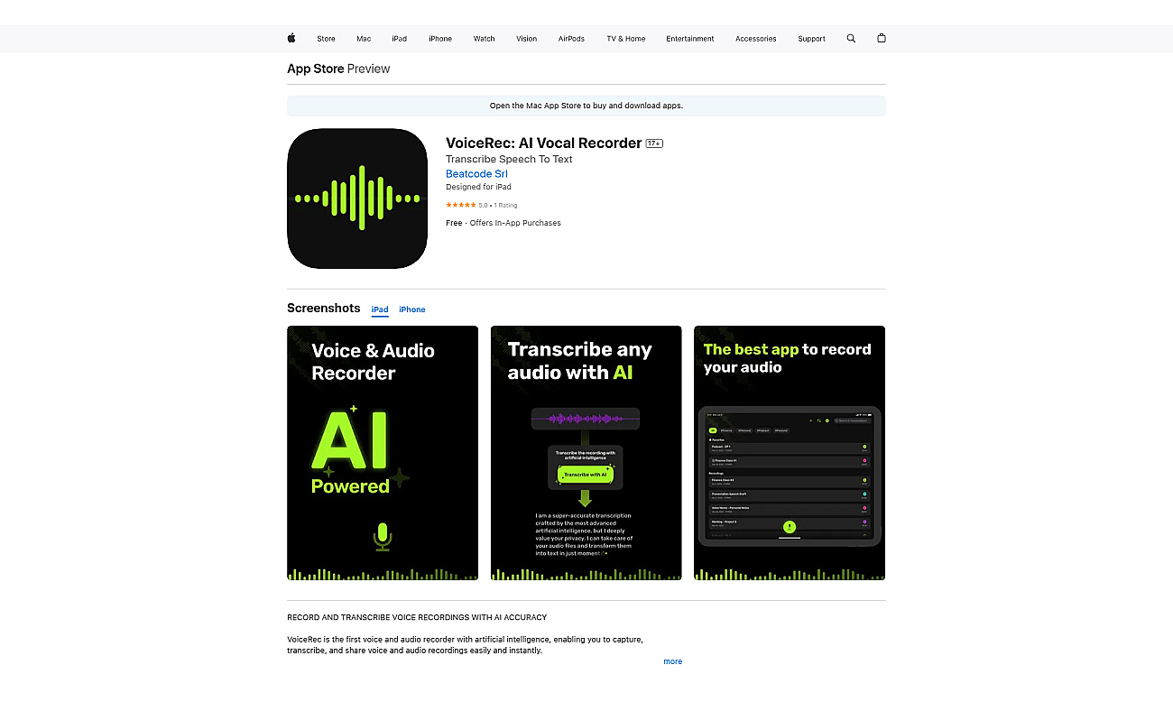 VoiceRec screenshot