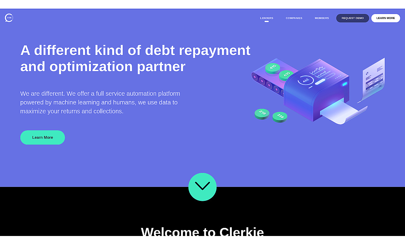 clerkie.io screenshot