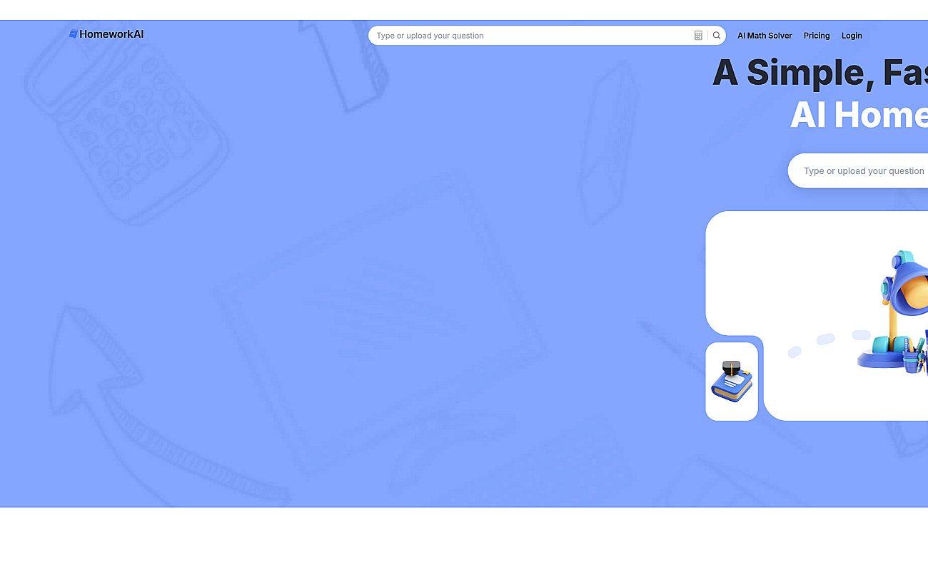 HomeworkAI.ai screenshot
