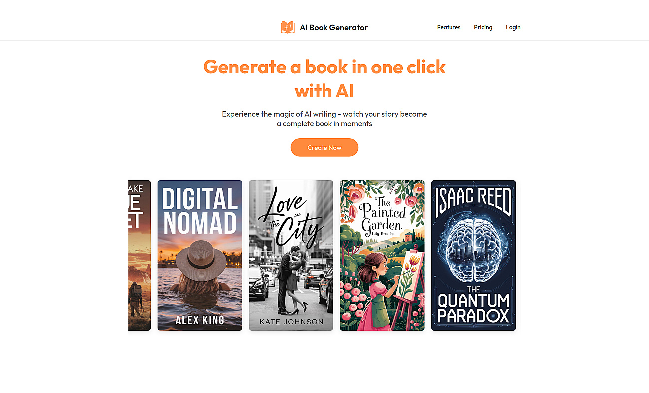 AI Book Generator screenshot