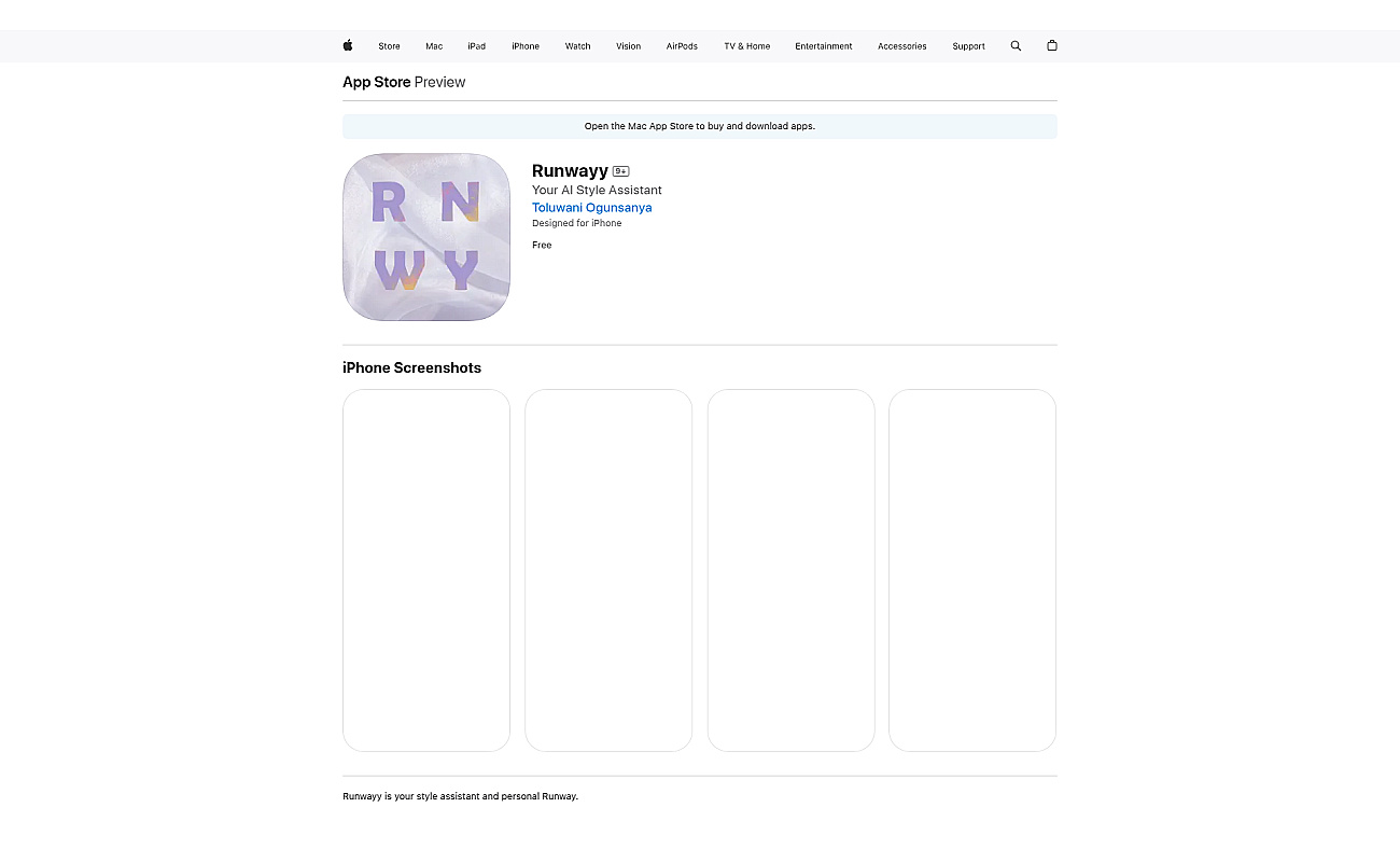 Runwayy screenshot