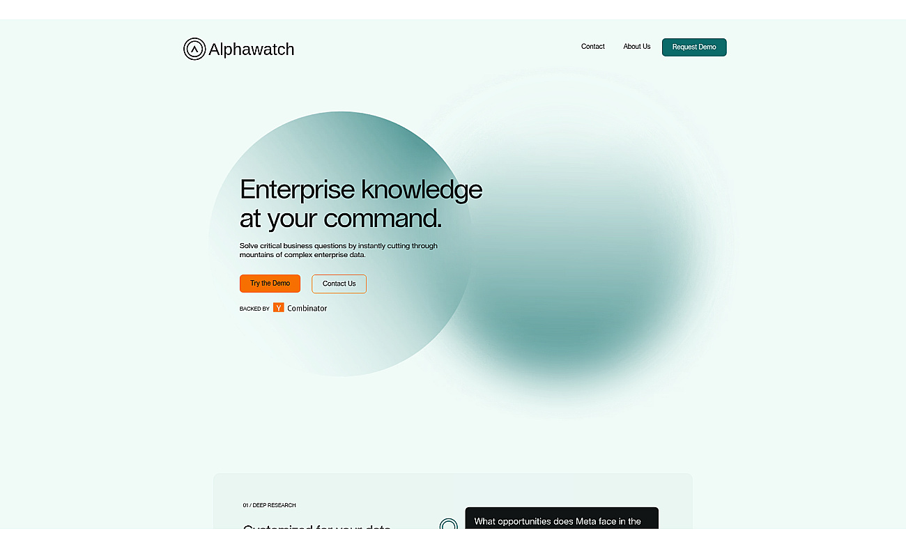 Alphawatch screenshot