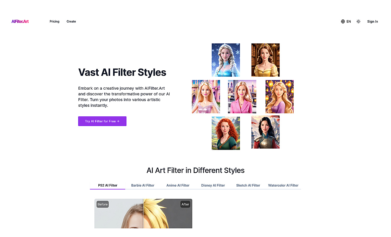 AIFilter.Art screenshot