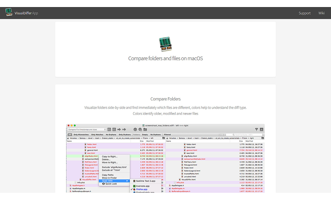 VisualDiffer screenshot
