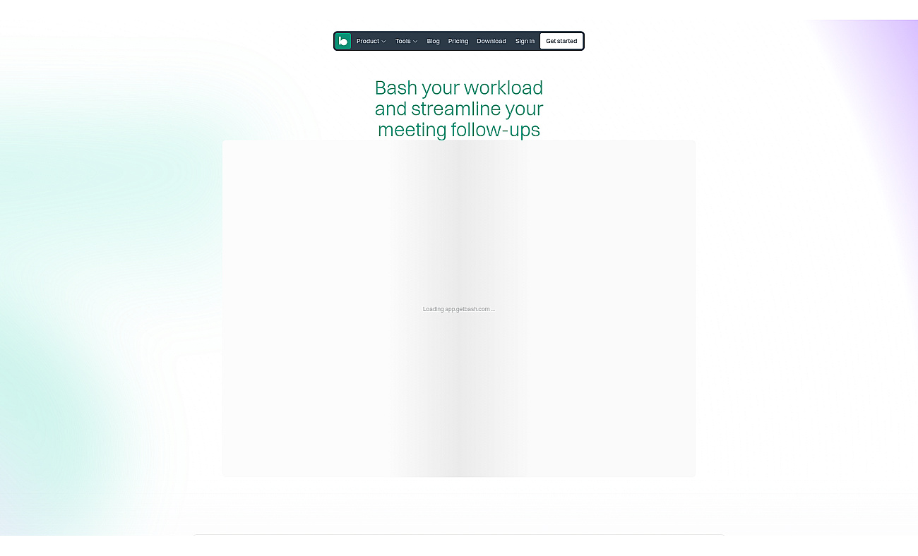 Bash screenshot