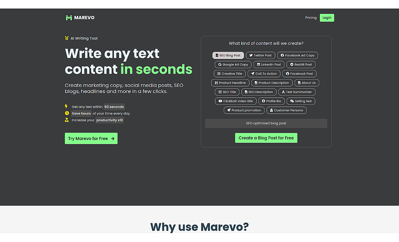 Marevo screenshot