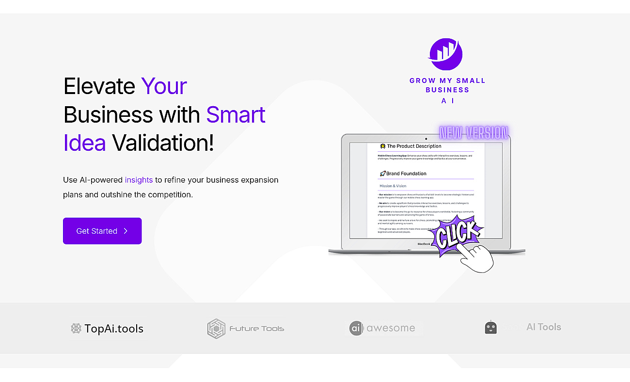 Grow My Small Business AI screenshot