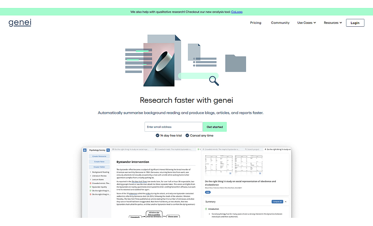Genei screenshot