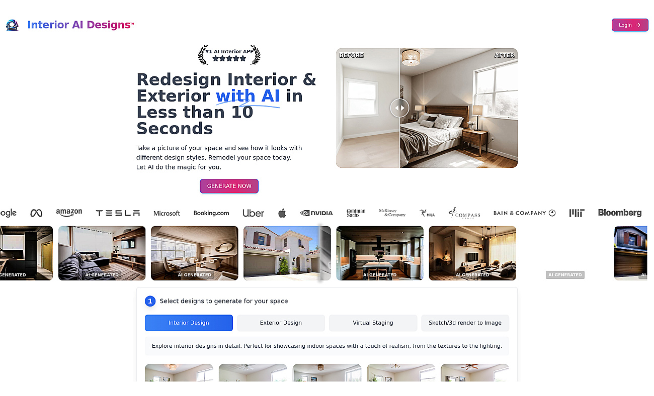 Interioraidesigns.com screenshot