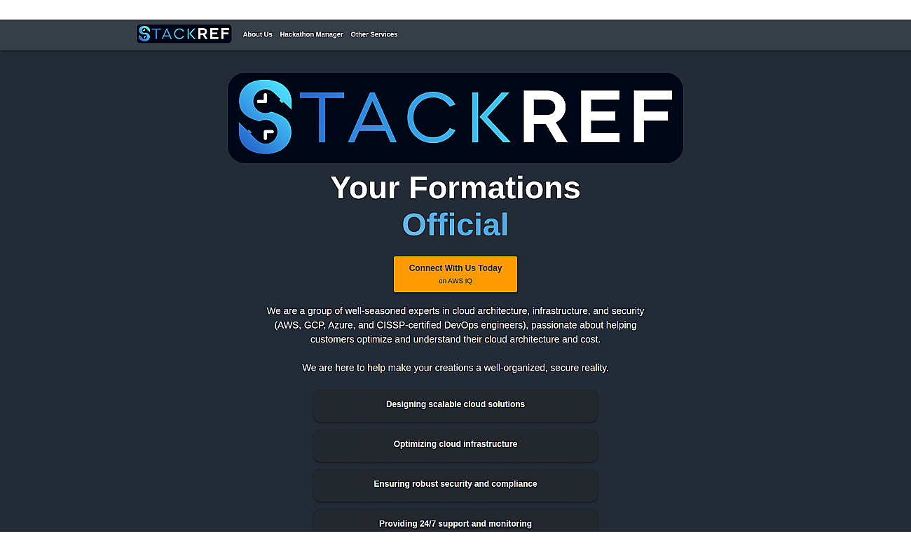 StackRef screenshot