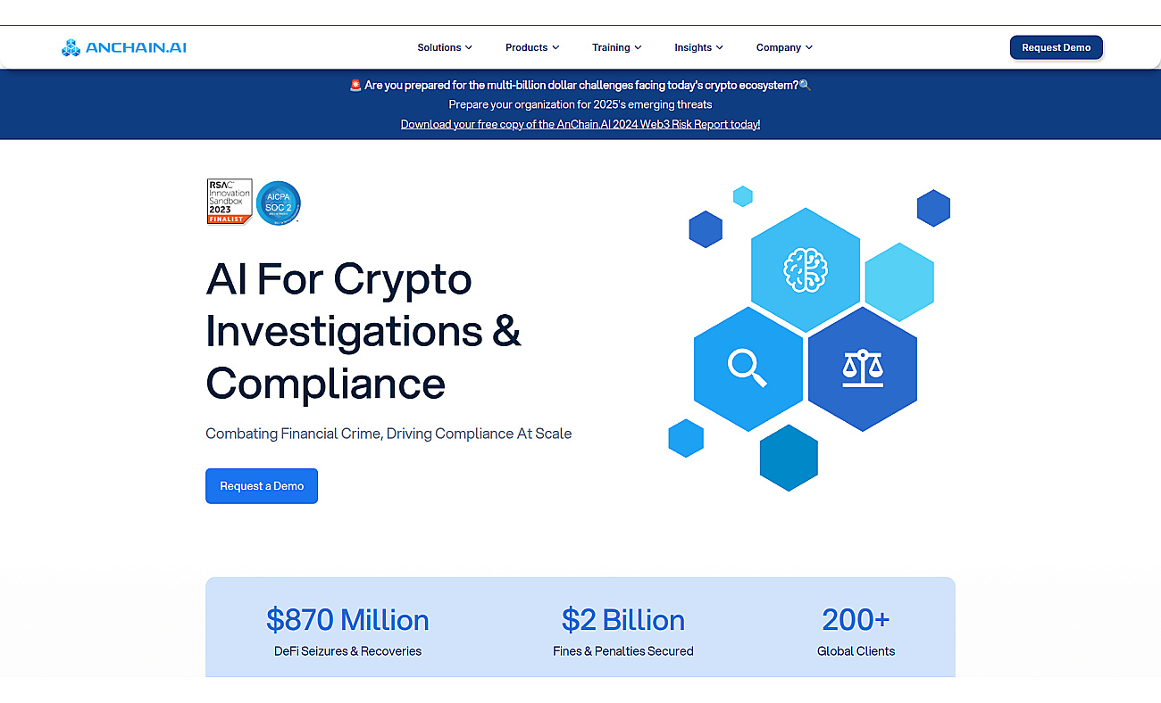 Anchain.ai screenshot